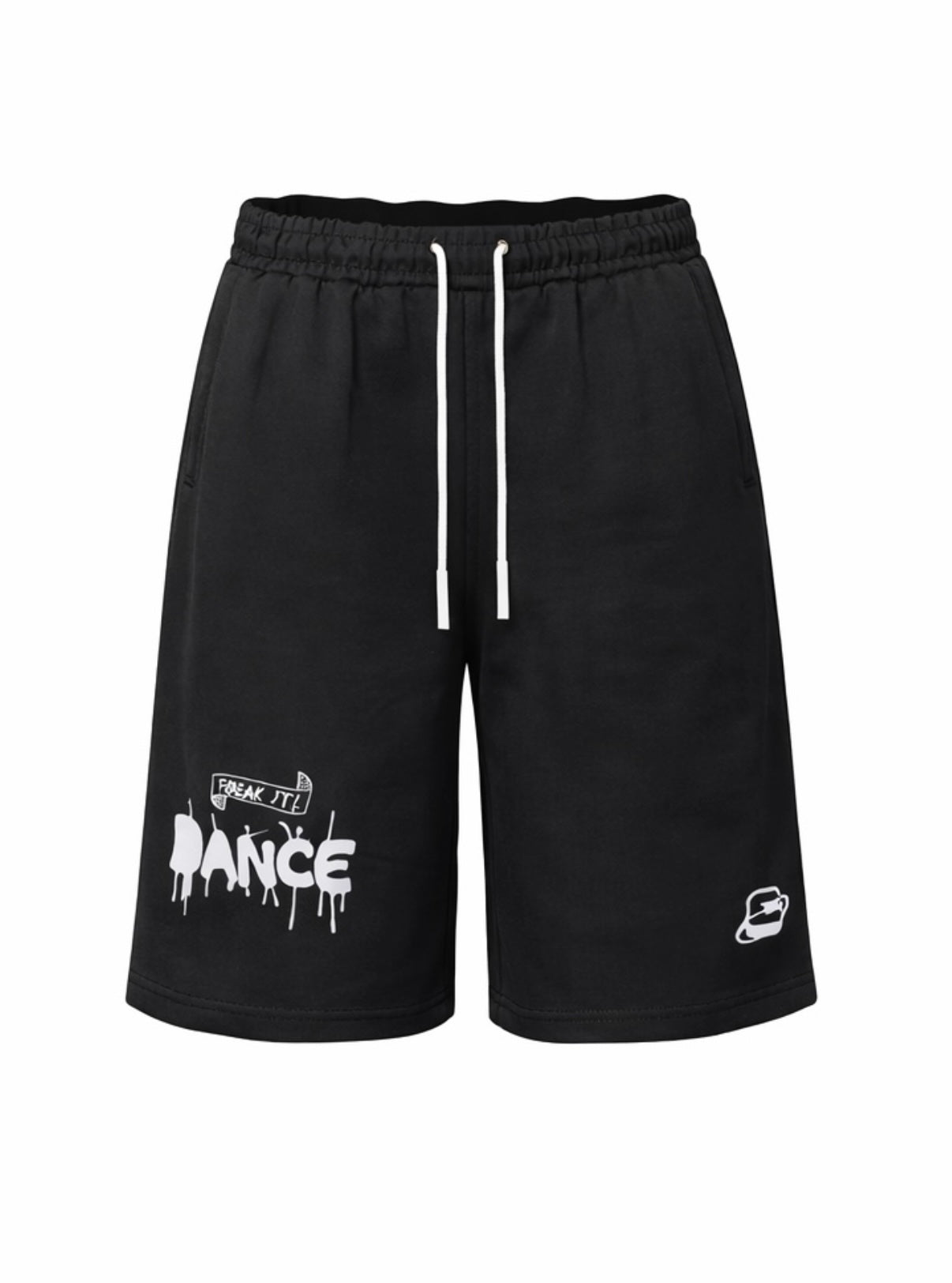 Black premium streetwear shorts by Cale Collective