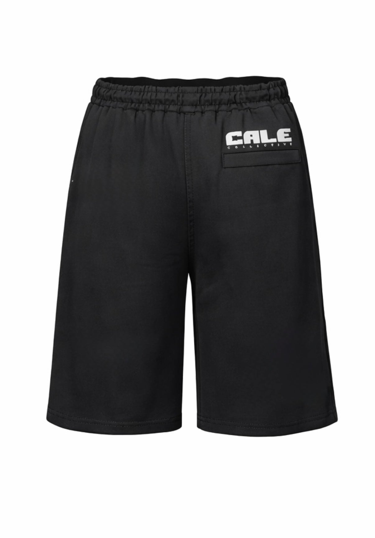 Black premium streetwear shorts by Cale Collective